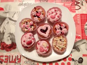Cupkakes au coeur de framboise