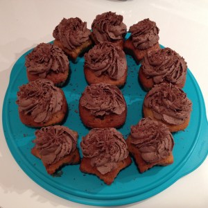Cupcakes au chocolat noir